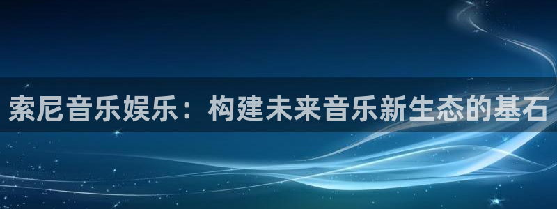 泰达娱乐主管：索尼音乐娱乐：构建未来音乐新生态的基石