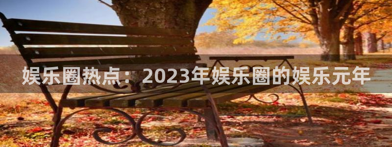 泰达娱乐游戏官网版：娱乐圈热点：2023年娱乐圈的娱乐元年