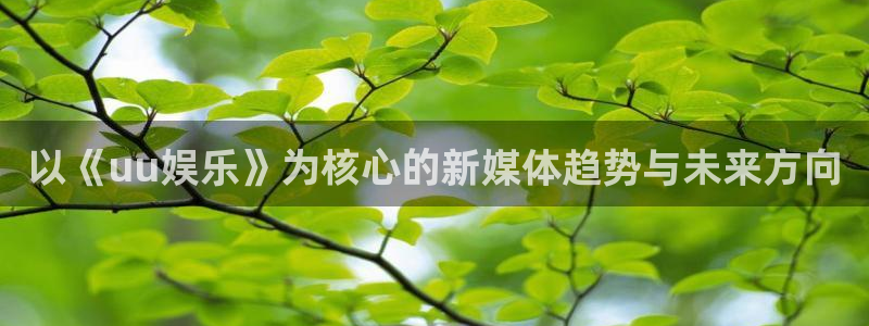 泰达娱乐app下载：以《uu娱乐》为核心的新媒体趋势与未来方向