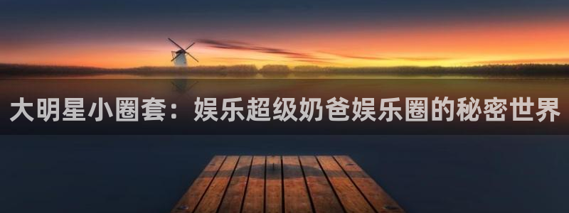 泰达娱乐怎么下载：大明星小圈套：娱乐超级奶爸娱乐圈的秘密世界